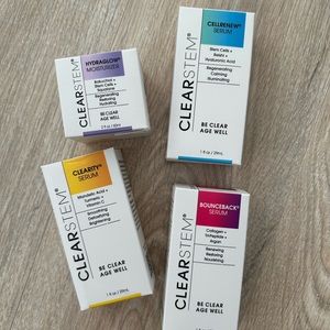 Clearstem Skincare - Hydraglow, Cellrenew, Clearity, Bounceback